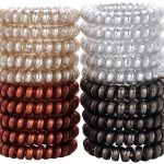 25 Piezas Lazos de Cabello en Espiral